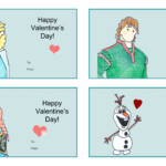 10 Best Printable Frozen Valentine Cards Printablee