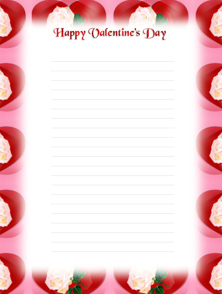 96 Best Valentines Stationery Images On Pinterest Printable Valentine 