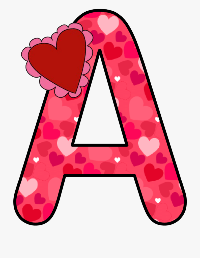 Abcs Clipart Black And White Valentine s Day Alphabet Letters 