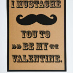 Aesthetic Nest Printables Mustache Valentines Free Download