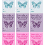 Butterfly Valentine s Day Card For Kids Printable Etsy