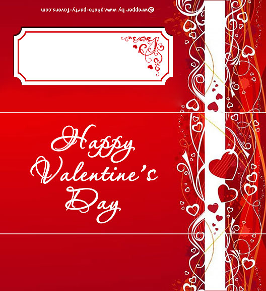 Classic Red Valentine s Day Candy Bar Wrapper Free Printable 