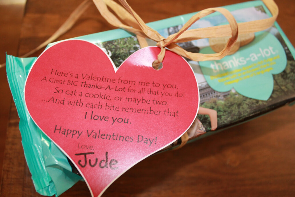 Creatively Quirky At Home Girl Scout Cookie Valentines