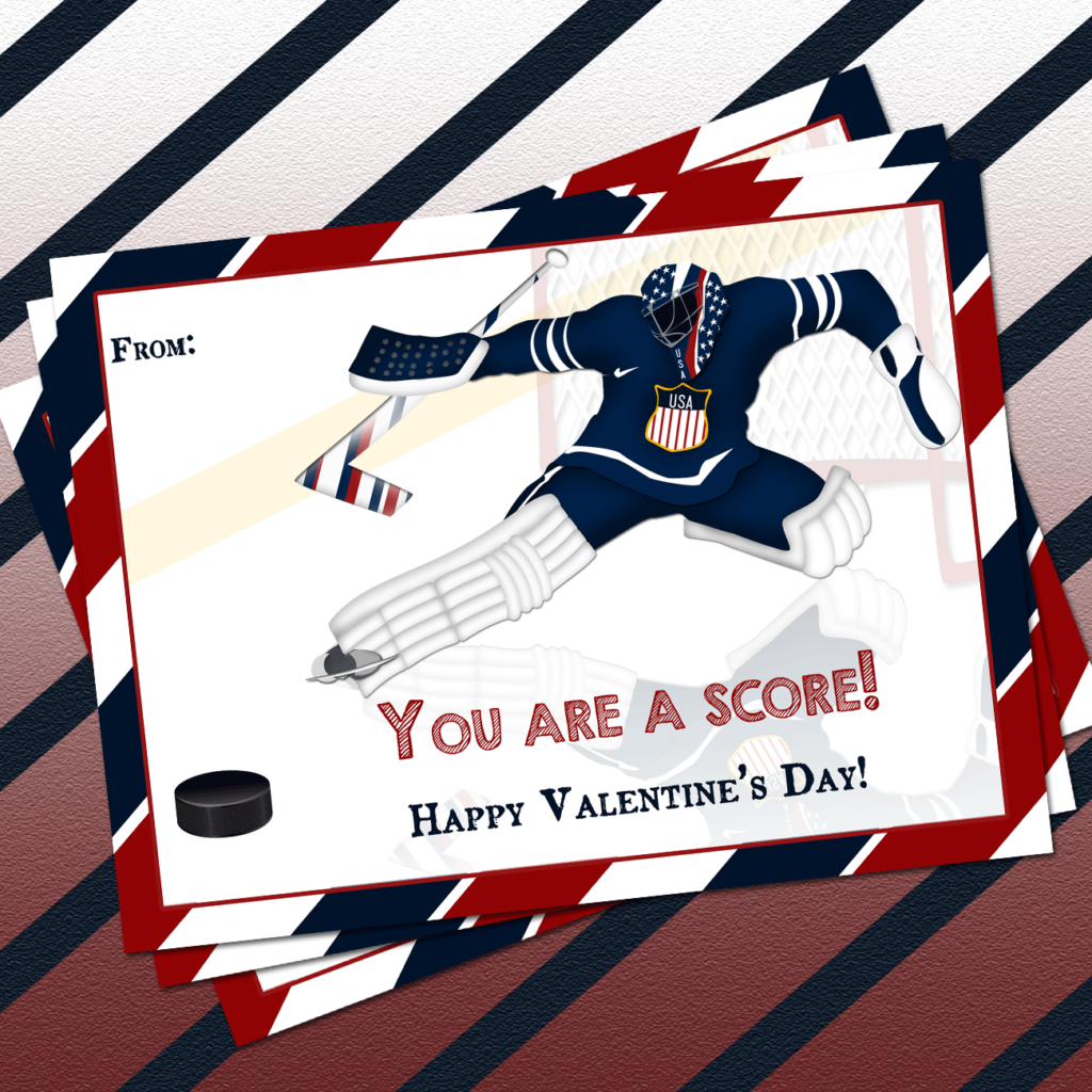 Eleven Eleven Pixel Productions Hockey Valentines Hockey Valentines 