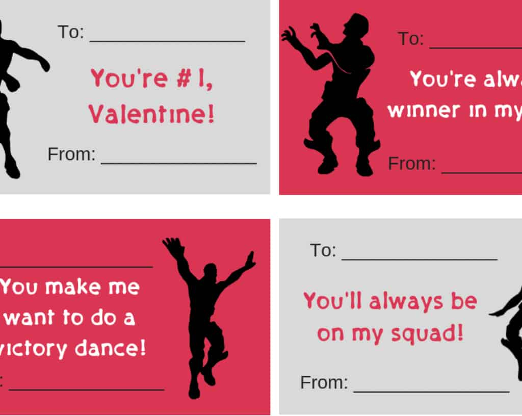Fortnite Valentines Cards Free Printable It Is A Keeper