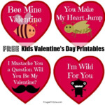 Free Kids Valentine s Day Cards Printables