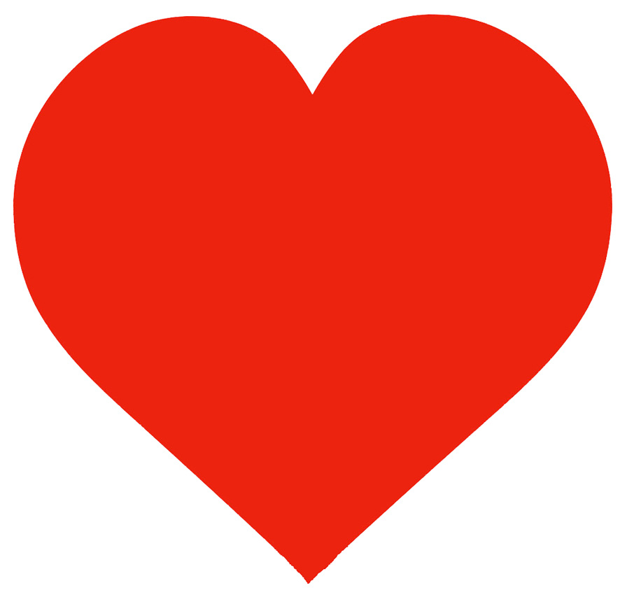 Free Large Heart Template ClipArt Best