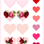Free Printable Heart Templates Valentines Herzen Freebie