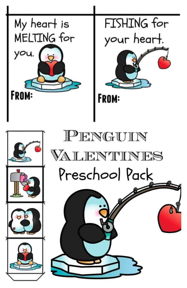 Free Printable Penguin Valentine s Day Printable Cards