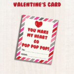 Free Printable Pop Pop Pop Valentine s Day Card Valentines
