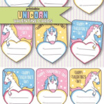 Free Printable Unicorn Valentine s Day Cards Unicorn Valentine Cards