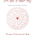 Free Printable Valentine s Day Maze Life Family Joy