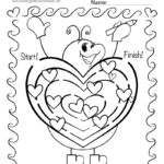 Free Printable Valentine s Day Maze Worksheet For Kindergarten