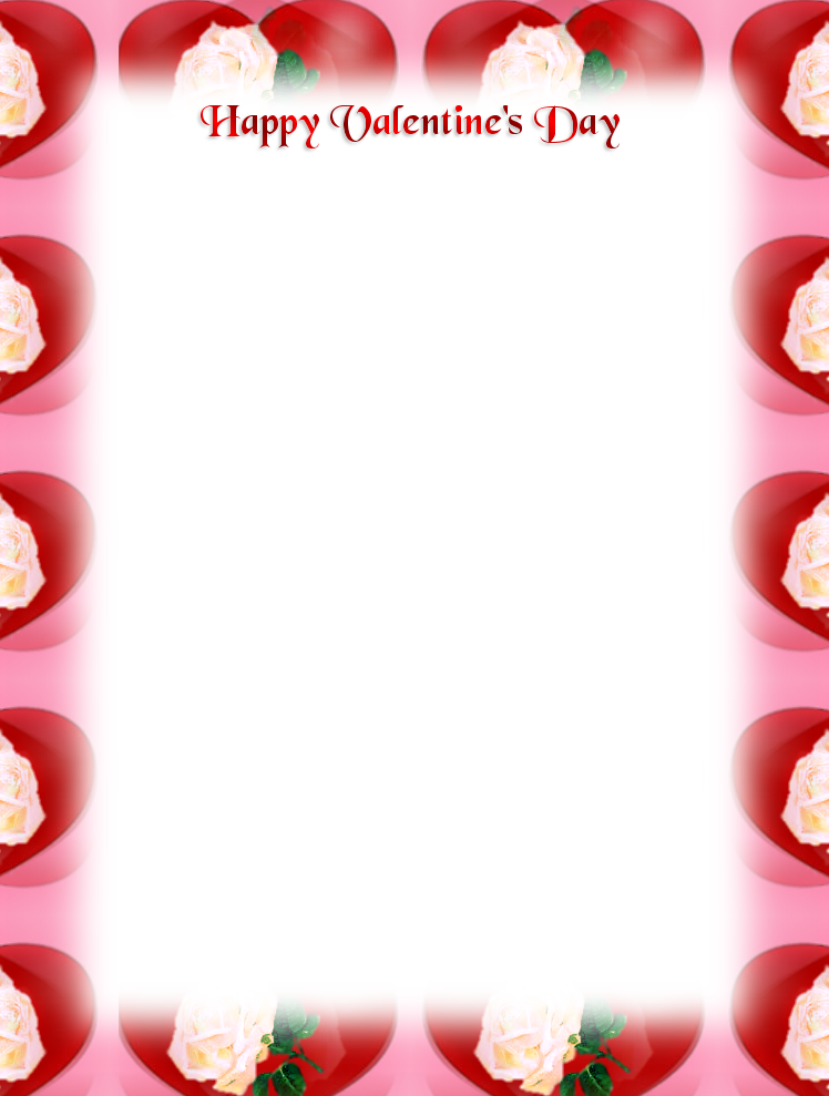 FREE Printable Valentine s Day Unlined Stationery Free Printable 