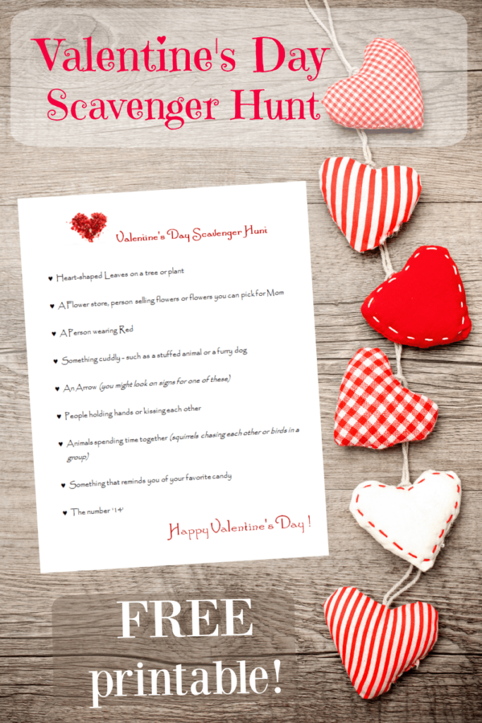 FREE Printable Valentine Volcano Cards Science Experiment 