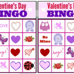 Free Valentine Bingo Game Printable Collection For Kids Valentine