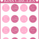 Free Valentine s Day Hershey s Kiss Circles Free Valentine