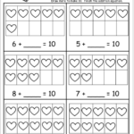 Free Valentine s Day Math Worksheets For Kindergarten Addition Made