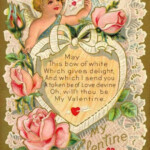 Free Victorian Valentine Cards Hearts And Flowers Vintage Valentine