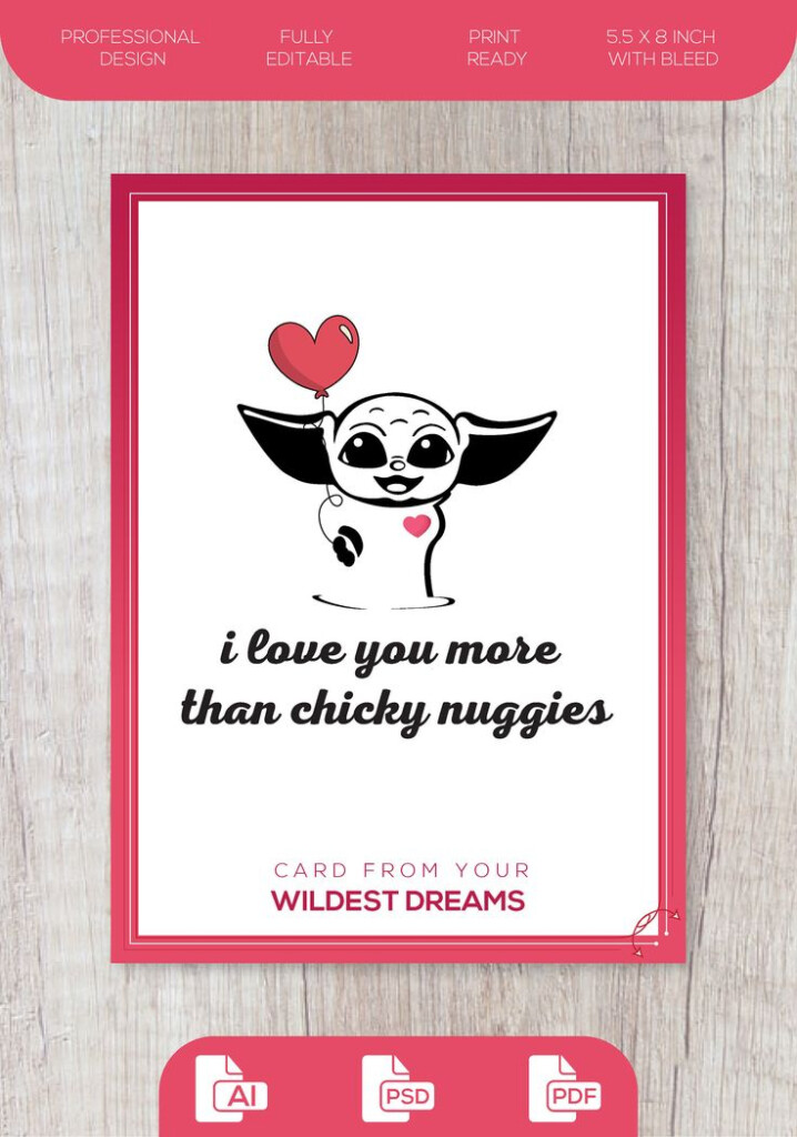 Funny Valentines Day Card Editable Love Card Relationship Card Card 