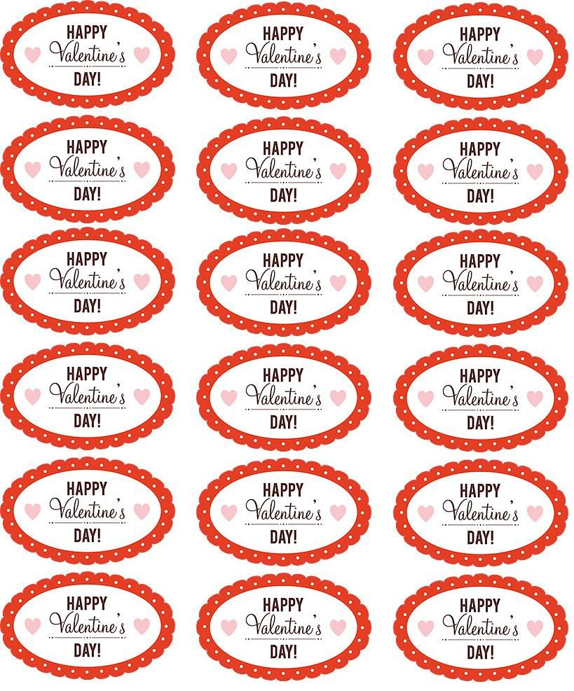 Happy Valentine Day Stickers Tags Happy Valentines Day Valentines 