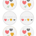 Hearts Arrows Valentine Labels By Catherine Auger Free Printable