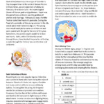 History Of Valentine s Day Reading Comprehension Worksheets Universal