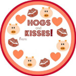 Hogs And Kisses Valentine Printable By Steph2pigs Via Flickr