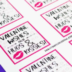 Hugs And Kisses Valentines Free Printable Valentines