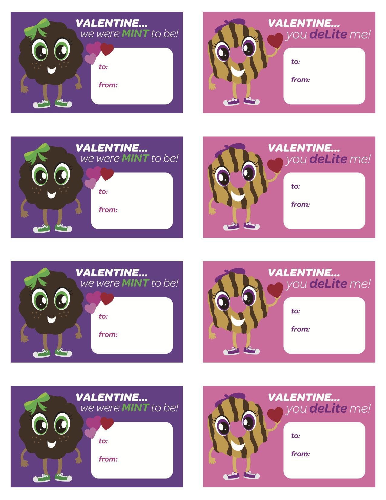 Just In Time For Valentine s Day Printable Cookie Kid Valentine 