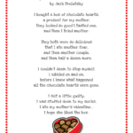 Literacy Minute Valentine Poem Printable