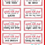 Love and A Little Bit Naughty Coupon Book Valentines Gift Naughty