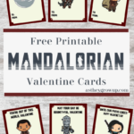 Mandalorian Valentine Cards Valentines Cards Starwars Valentines