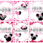 Minnie Mouse Printable Valentine s Day Cards Digital File Etsy
