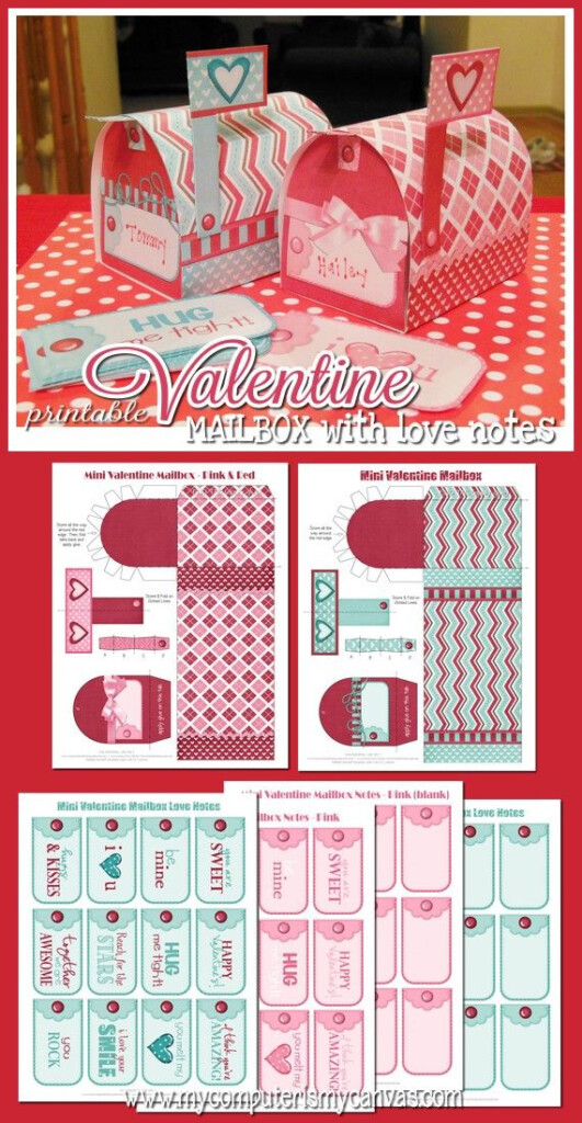 My Computer Is My Canvas NEW Printable Valentine s Mailboxes 
