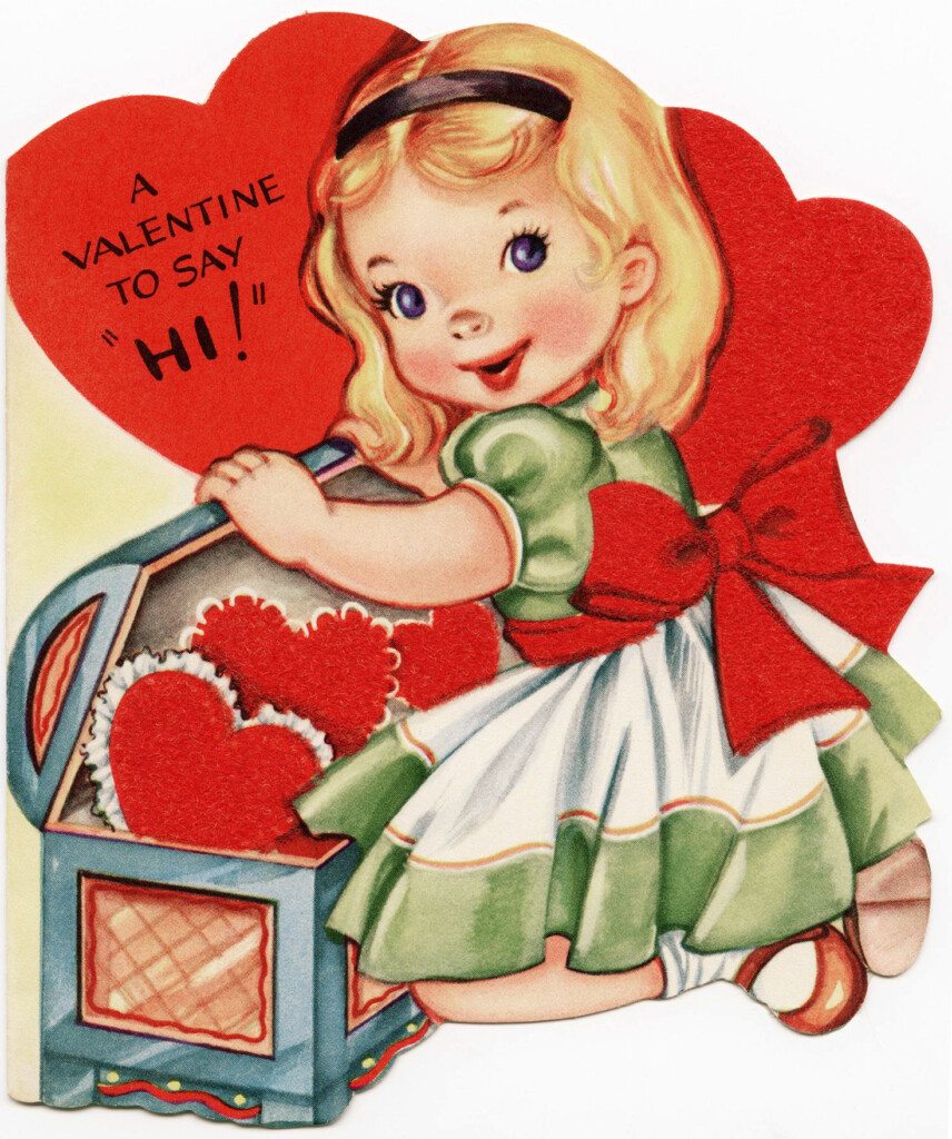 Old Design Shop Free Digital Image Children s Vintage Valentine 