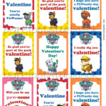Paw Patrol Printable Valentines Valentines Printables Classroom