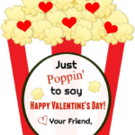 Popcorn Valentine s Day Card FREE PRINTABLE Popcorn Valentine