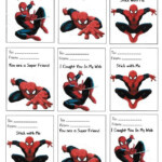 Printable Spiderman Valentines Spiderman Valentine Cards Valentines