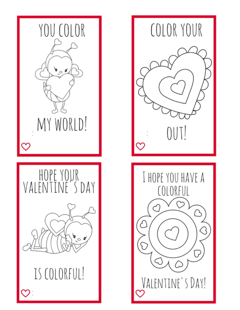 Printable Valentine Cards For Kids perfect For Kids To Make For Their 