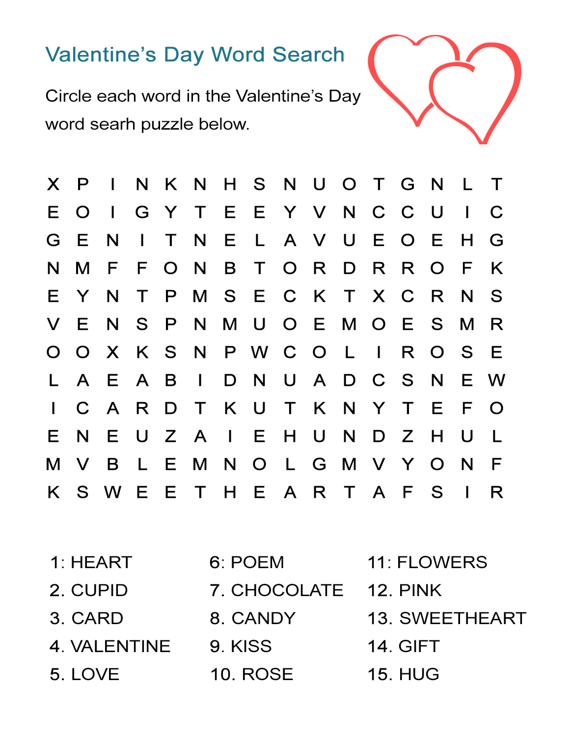 Printable Valentine Puzzles For Adults Printable Crossword Puzzles