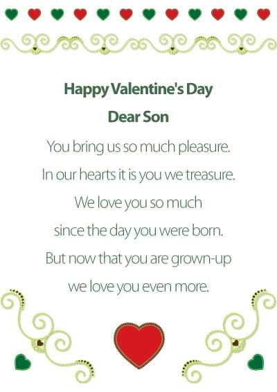 Printable Valentine s Cards For Son My free printable cards 