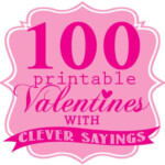 Printable Valentines With Cute Sayings Skip To My Lou