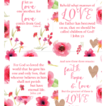 Scripture LOVE Printables Valentines Bible Verse Valentine s Day
