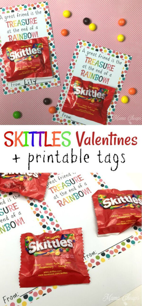 Skittles Valentines Printable Cards Mama Cheaps Valentines 