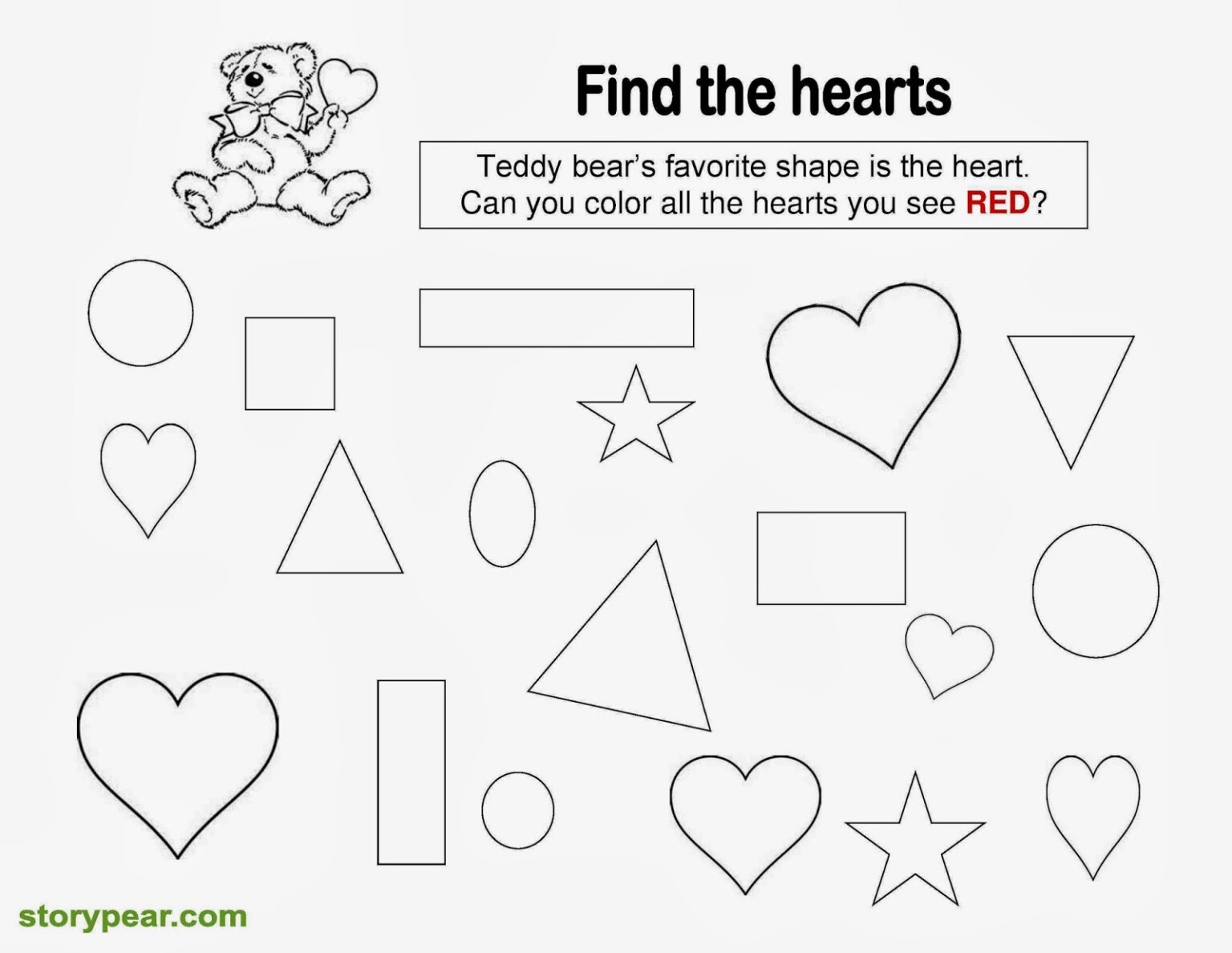 Valentine Free Printables For Preschool PrintableValentine