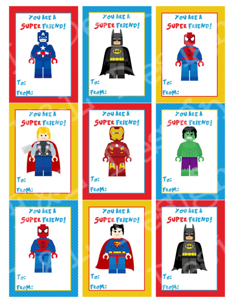 Superhero Valentine s Day Cards Valentine s Day