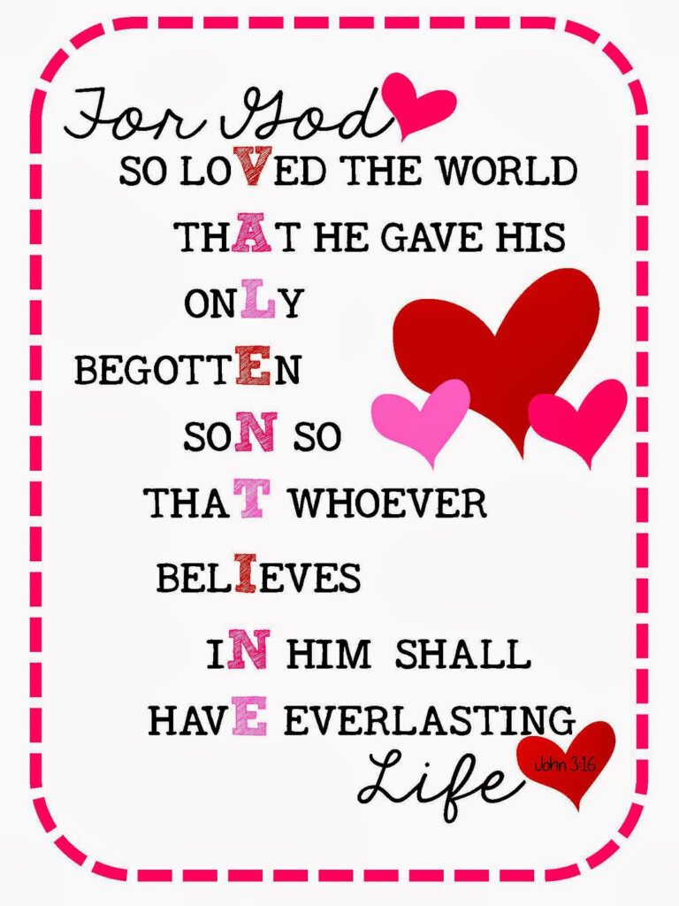 Sweet Blessings FREE Valentine Printables