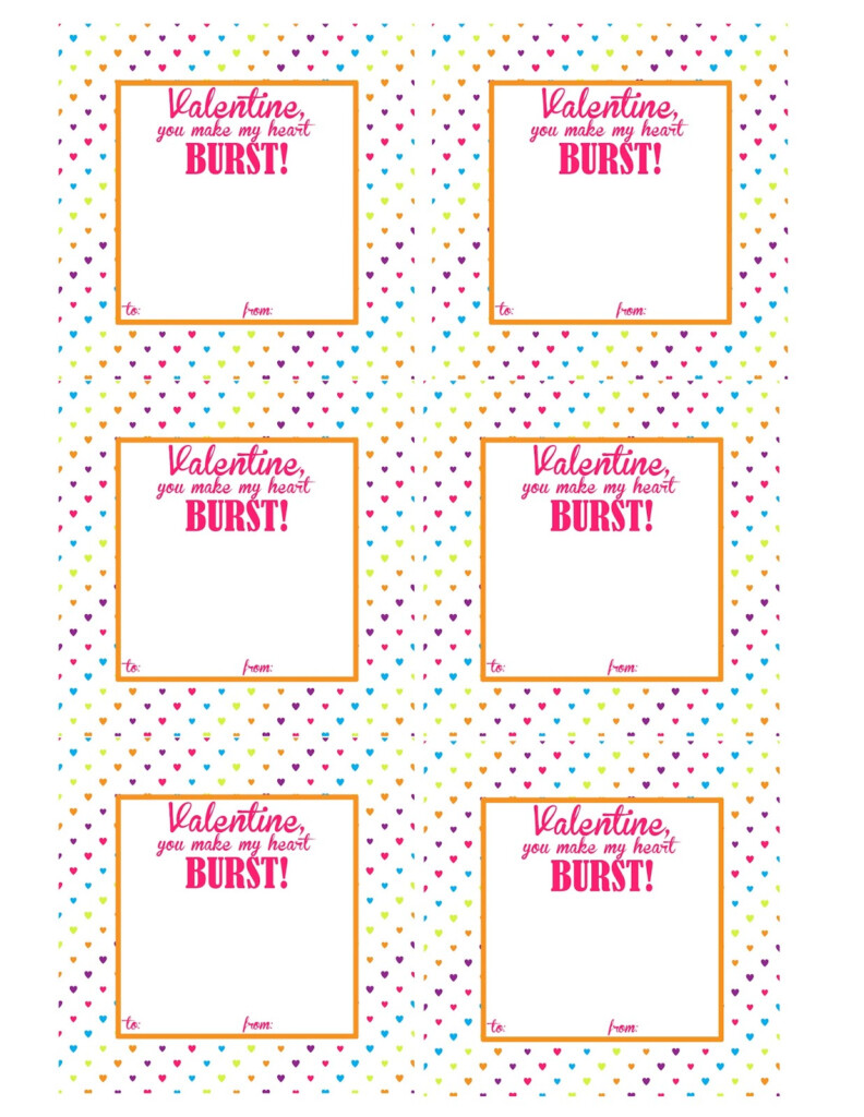 The Larson Lingo Starburst Valentine Ideas Free Printable 