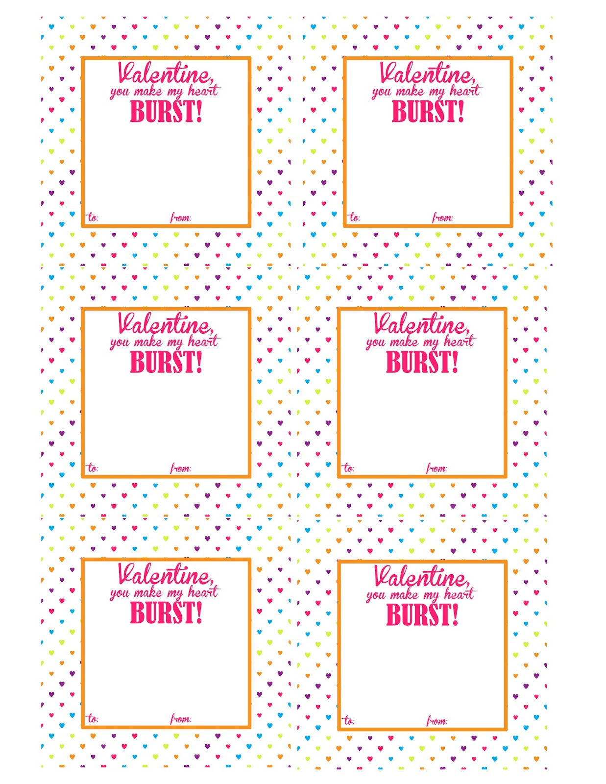 The Larson Lingo Starburst Valentine Ideas Free Printable 